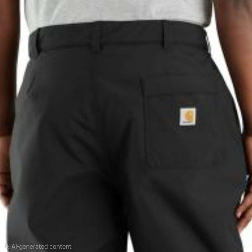 Carhartt Storm Defender Heavyweight Loose Fit Waterproof Pants-Black - Picture 5 of 7